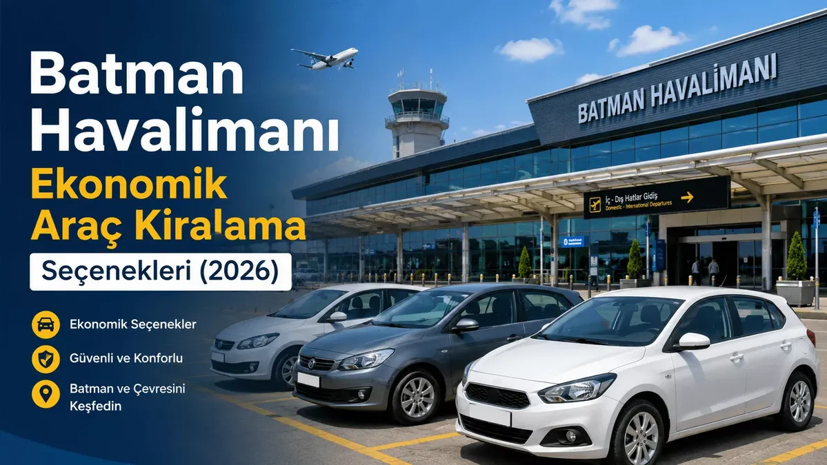 Batman Havalimanı Ekonomik Araç Kiralama Seçenekleri (2026)